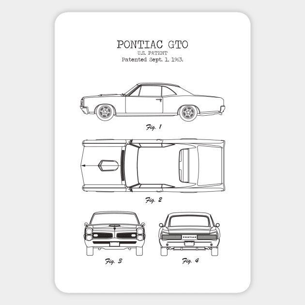 PONTIAC GTO Sticker by Dennson Creative